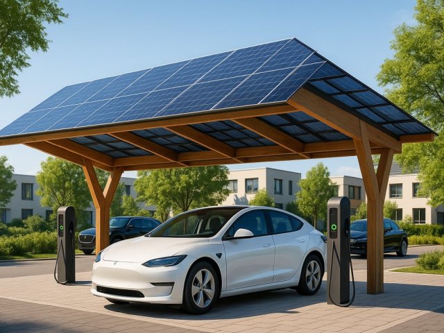 Solarna nadstrešnica 2x